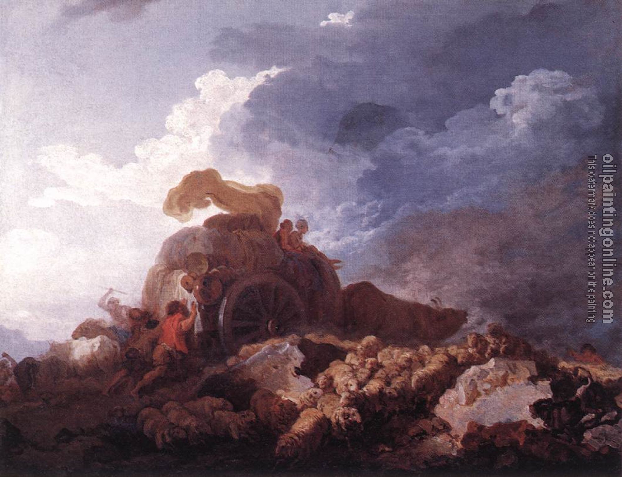 Fragonard, Jean-Honore - The Storm